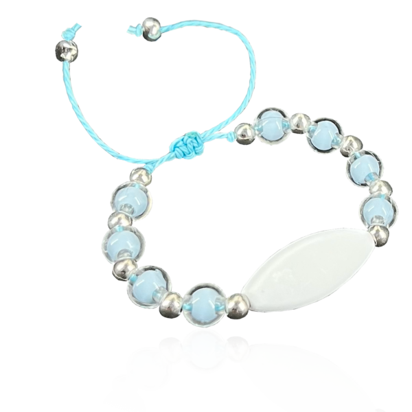 Bracelet Perles Bleu