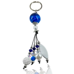 Porte-clés personnalisable avec plaque vierge pour personnalisation facile.